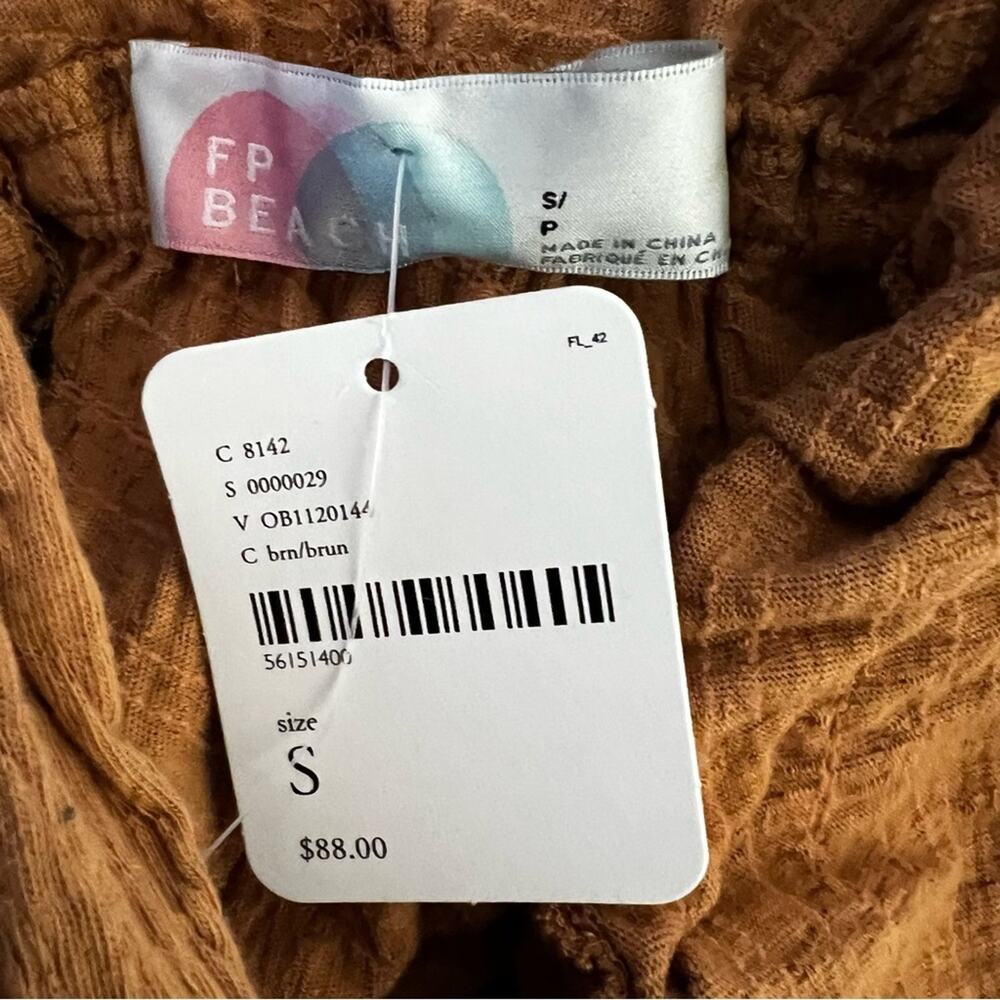 Free People Camel Open-Back Midi Dress - Picture 7 of 7